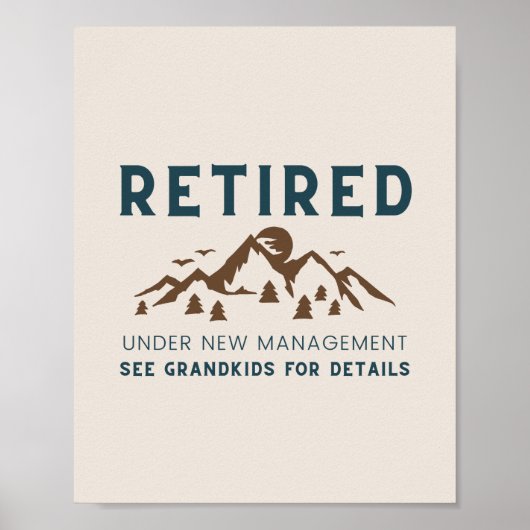 Rumüder unter New Management Funny Poster (Vorne)