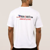 Run4Haiti laufendes Shirt (Rückseite)