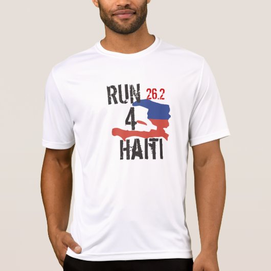Run4Haiti laufendes Shirt (Vorderseite)