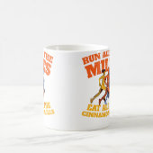 Run All The Miles Eat All The Cinnamon Rolls Funny Kaffeetasse (Mittel)