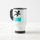 RUN Aqua Reisebecher (Vorderseite Links)