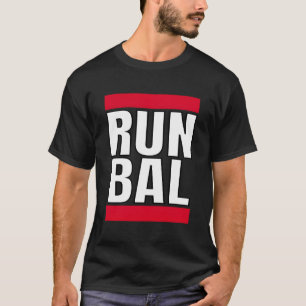 Run Bal Runner Baltimore Marathon Running Maryland T-Shirt