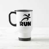RUN Black Reisebecher (Links)