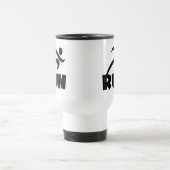 RUN Black Reisebecher (Mittel)