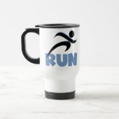 RUN Blue Reisebecher (Links)