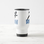 RUN Blue Reisebecher (Mittel)