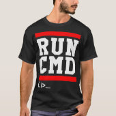RUN CMD Console Command Prompt Sysadmin T-Shirt (Vorderseite)