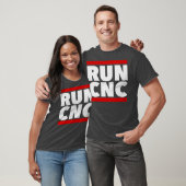 RUN CNC Shirt Funny Machinist Ingenieur Gcode tee (Unisex)