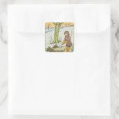Run, Dandy Run, 20. Jahrhundert Quadratischer Aufkleber (Tasche)