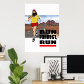 Run Forrest Run Poster (Heimbüro)