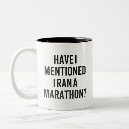 Run Geschenk habe ich erwähnt, dass ich einen Mara Zweifarbige Tasse (Links)