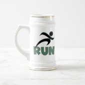 RUN Green Bierglas (Links)