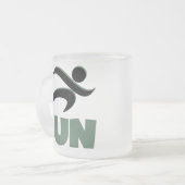 RUN Green Mattglastasse (Vorderseite Links)