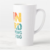 Run hard, be strong, think big  latte mug milchtasse (Rechts)