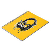 RUN Headphones Street Art Sticker Notizblock (Linke Seite)