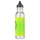 RUN, Hydrat, Essen, Liebe, Schlaf, wiederholen Edelstahlflasche (Rechts)