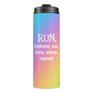 RUN, Hydrat, Essen, Liebe... Thermosbecher