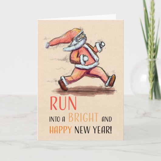 Run into a new year! karte (Vorderseite)