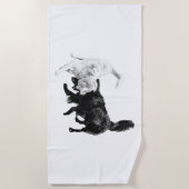 Run Into The Moment Strandtuch (Vorderseite)