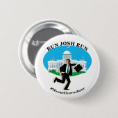 RUN JOSH RUN #MissouriDeservesBetter Button (Vorne & Hinten)