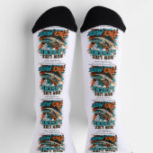 Run Like Legend Pace-Modus Retro-Laufschuh-Art Socken (Oben)