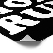 Run Mom Run Marathon Running Spectator Poster (Ecke)