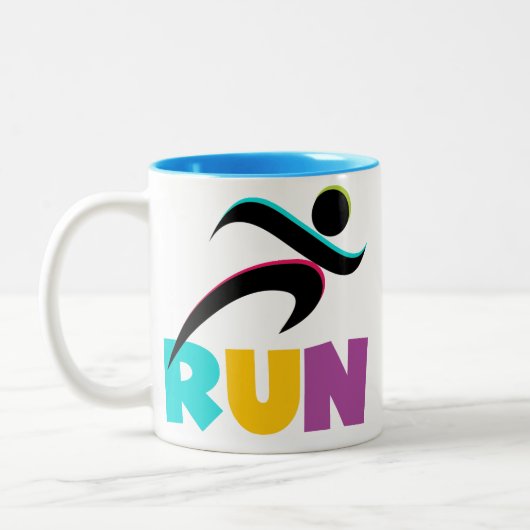 RUN Multi Zweifarbige Tasse (Links)