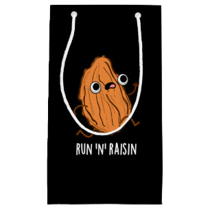 Run N Raisin Funny Food Puff Dark BG Kleine Geschenktüte