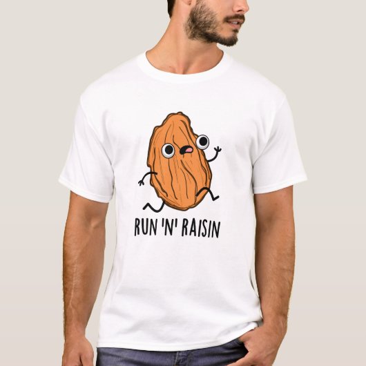 Run N Raisin Funny Food Puff T-Shirt (Vorderseite)