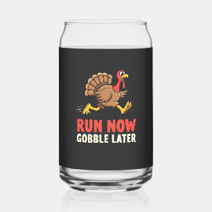 Run Now Gobble Spater Türkei Runner Marathon Dosenglas