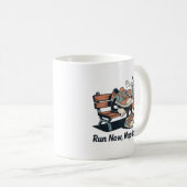 Run Now, Nap Later – Funny Fitness Gift for Runner Kaffeetasse (VorderseiteRechts)