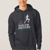 Run on History - Dunkles Sweatshirt (Vorderseite)