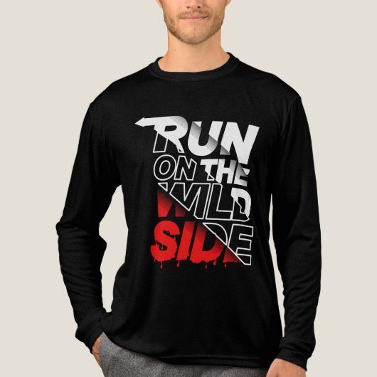 Run on the wild side Tri-Blend shirt (Vorderseite)