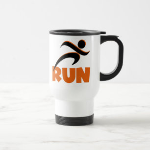 RUN Orange Reisebecher