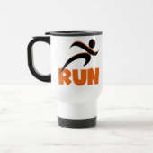 RUN Orange Reisebecher (Links)