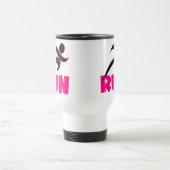 RUN Pink Reisebecher (Mittel)