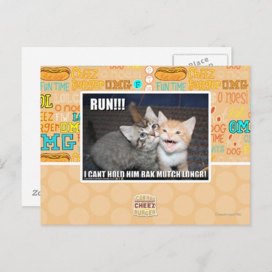 RUN!! POSTKARTE (Vorne/Hinten)