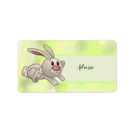 Run rabbit run  adressaufkleber