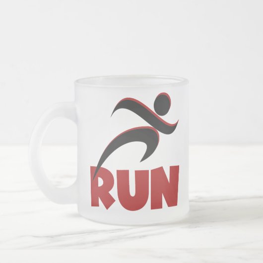 RUN Red Mattglastasse (Links)