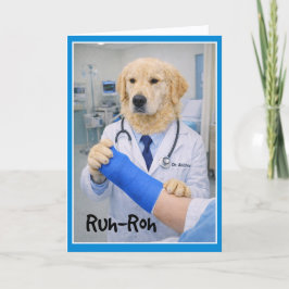 Run-Roh Accident Get Well Card CB-1 Karte