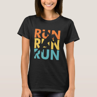 Run Run Run Run Run Vintage Running Geschenke für  T-Shirt