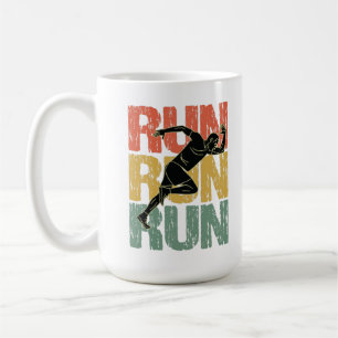 Run Run - Vintager Runner Kaffeetasse