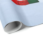 Run, Santa, laufe das Packpapier (Rolleneckpunkt)