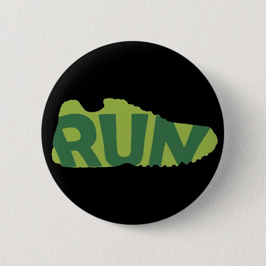 Run Shoe Button (Vorderseite)