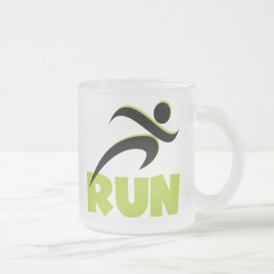 RUN Spring Green Mattglastasse