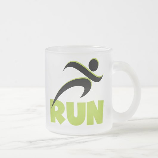 RUN Spring Green Mattglastasse (Rechts)