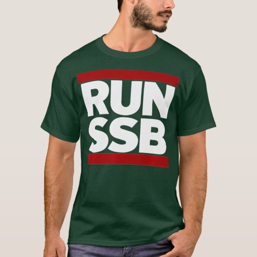 RUN SSB Ham Radio Premium T-Shirt (Vorderseite)