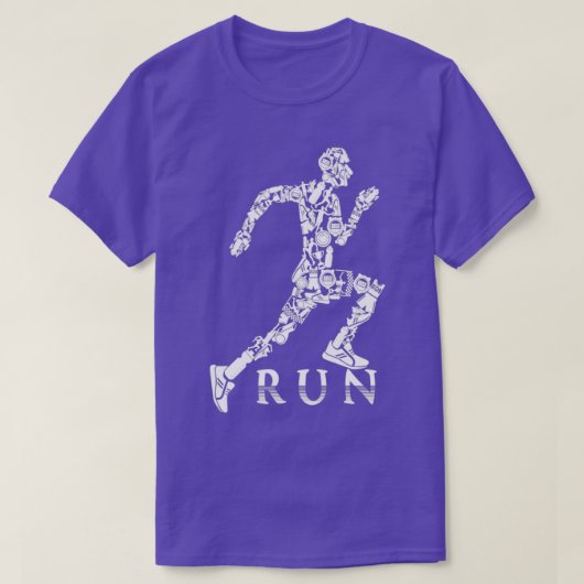 run T-Shirt (Design vorne)