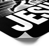 Run The Race With Jesus Motivational Quote  Poster (Ecke)