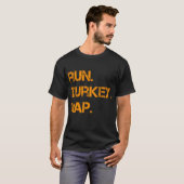 Run Turkey Nickerchen Erntedank, lustige Türkei Tr T-Shirt (Vorne ganz)